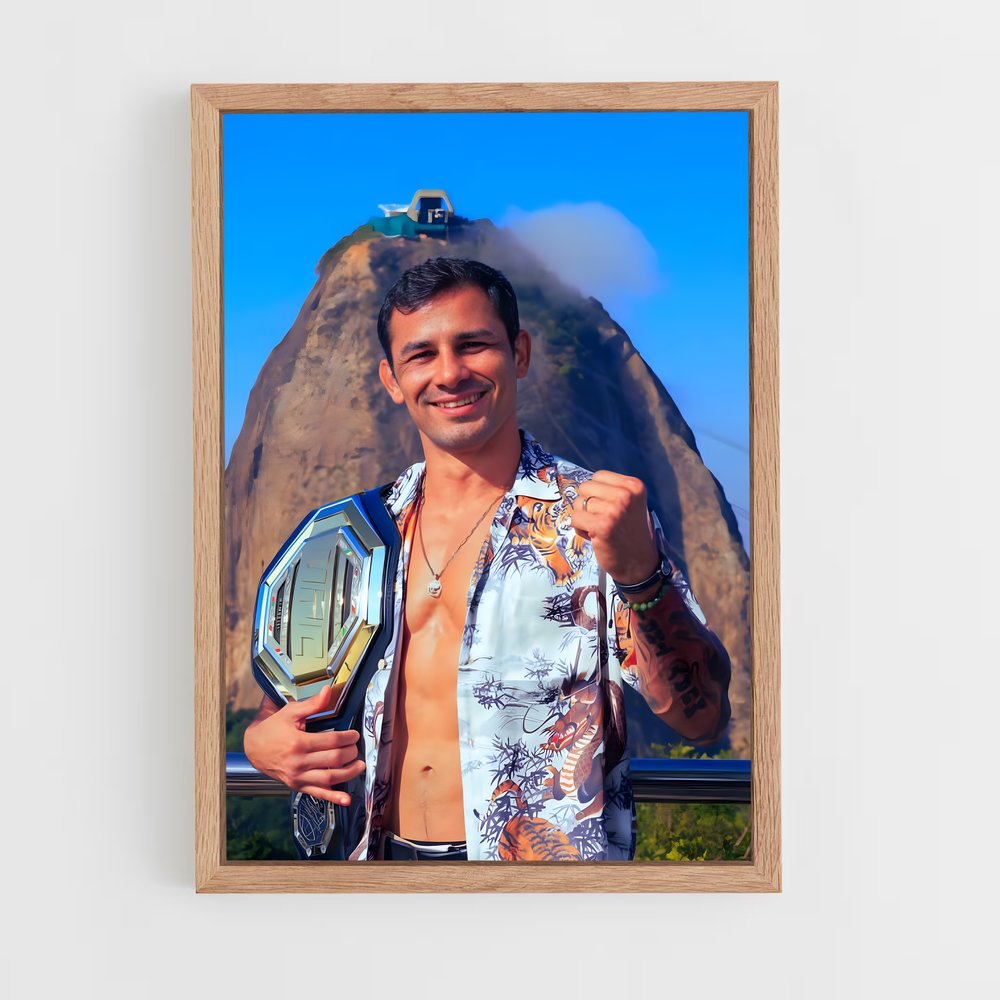 Poster Champion des Cimes – affiche MMA (vue 4)